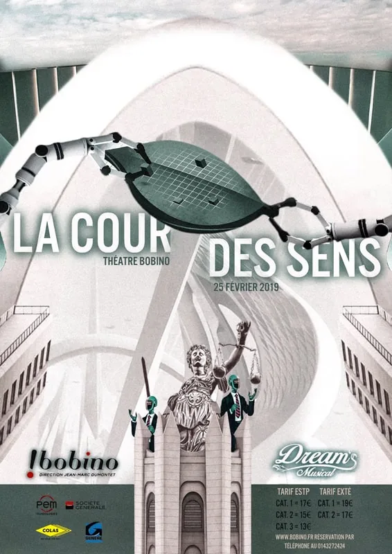 Affiche du spectacle La Cour des Sens, Dream’s Musical