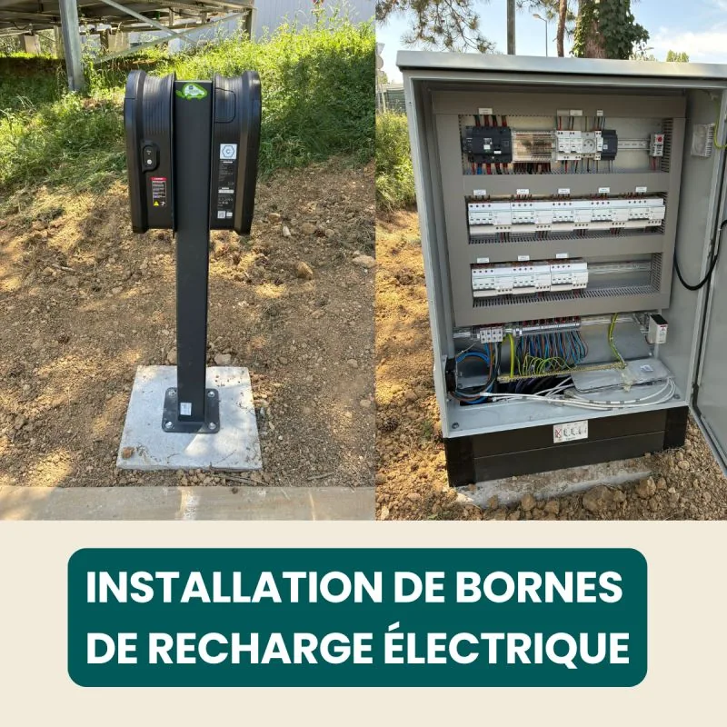 Installation de bornes de recharge pour véhicules électriques