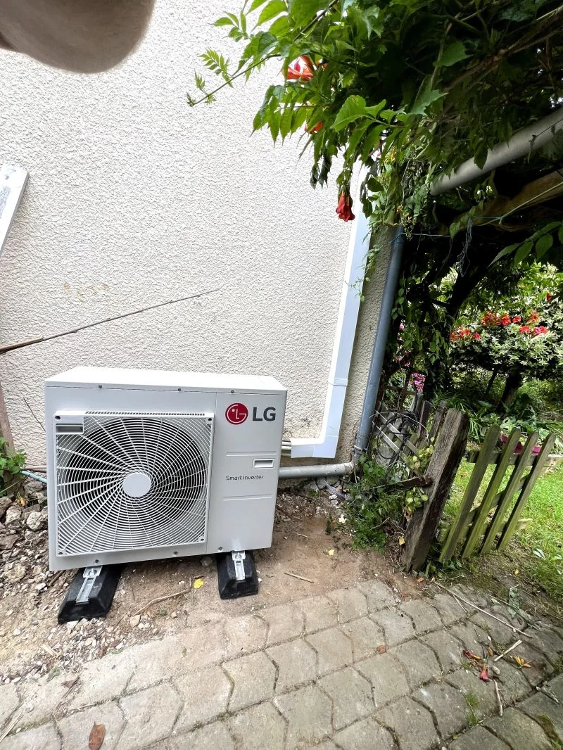 Installation d'une climatisation LG secteur Deauville-Touques