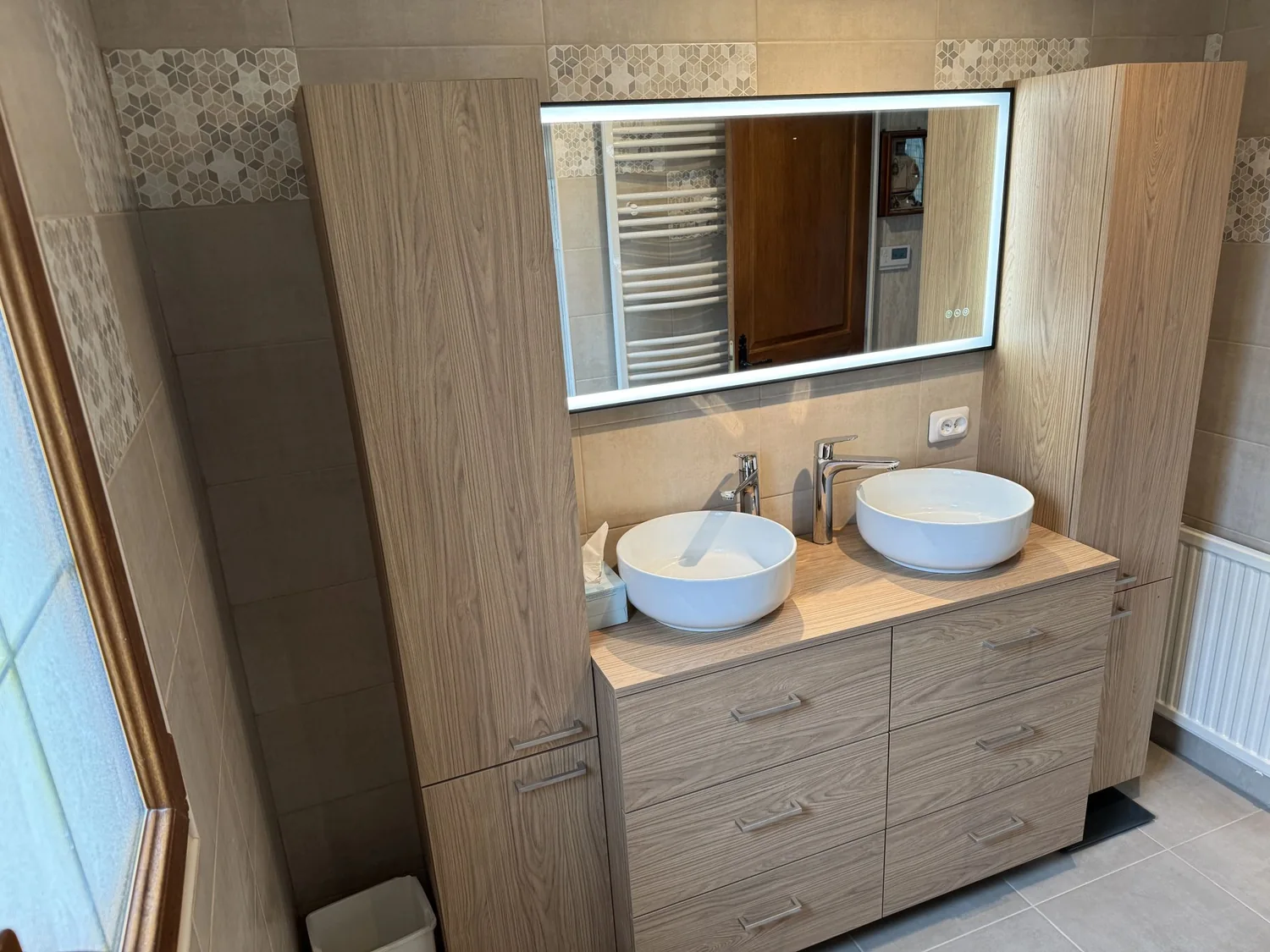 Rénovation complète d'une salle de bains : l'étape des finitions
